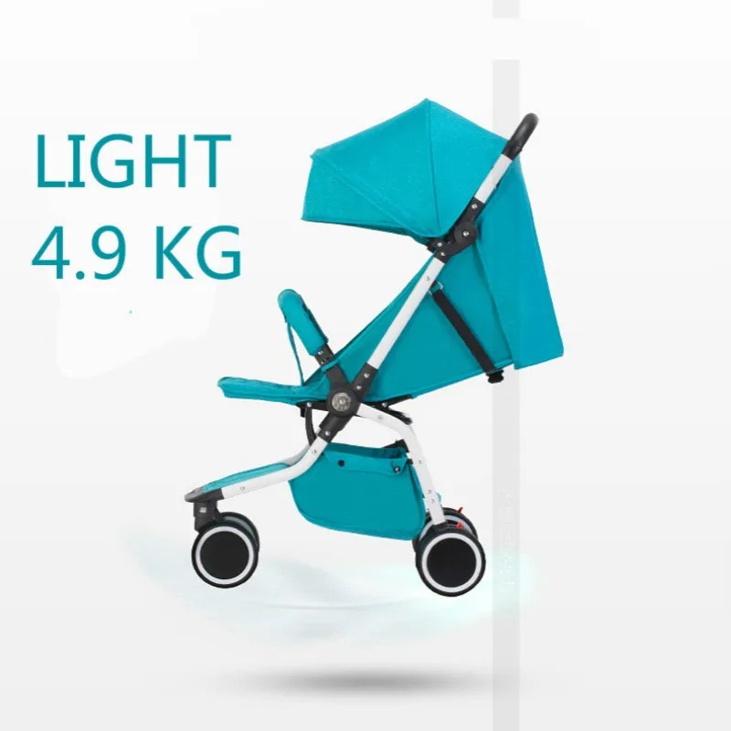 

Baby Stroller 3 in 1 with Car Seat For new born baby Easy Folding Baby Carriages can sit lie three fold on the plane