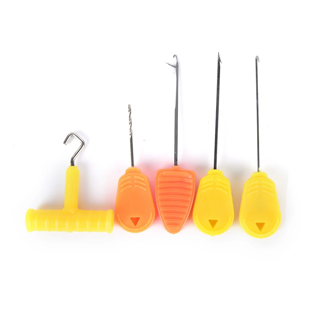5PCS Carp Fishing chod hair rig making tools splicing needles boilie Drill Baiting Tools accessories terminal Tackle | Спорт и