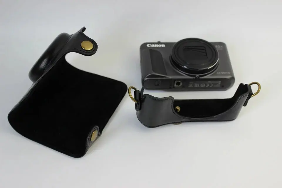 Чехол для камеры из искусственной кожи с ремешком на плечо canon PowerShot SX730 HS SX 730|grip