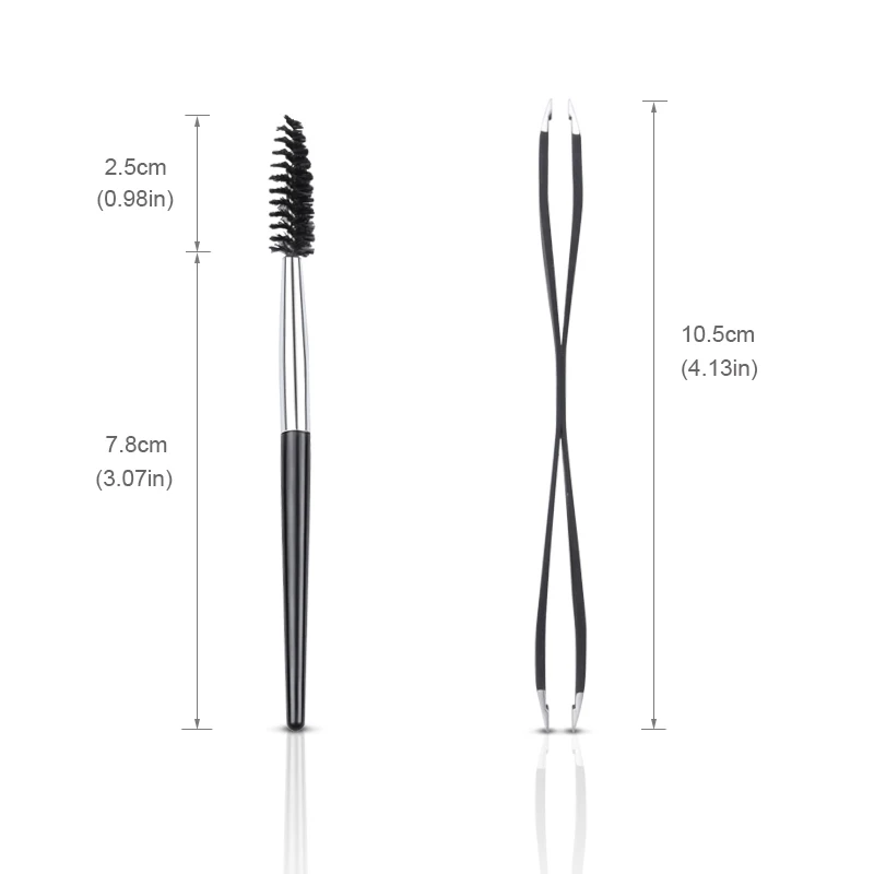 Brainbow 2pcs/Pack Eyes Makeup Tools Set&Kit Double Ends Eyebrow Tweezer Hair Remover Eyebrow Makeup Brush Eyes Beauty Essential Brainbow 2pcs/Pack Eyes Makeup Tools Set&Kit Double Ends Eyebrow Tweezer Hair Remover Eyebrow Makeup Brush Eyes Beauty Essential
