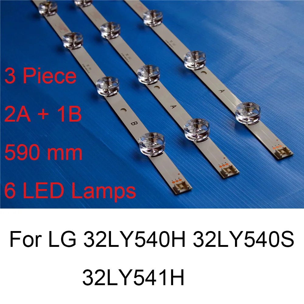 Фирменная Новинка Светодиодный Подсветка полосы для LG 32LY540H 32LY540S 32LY541H ТВ ремонт светодиодный полоски бары A B