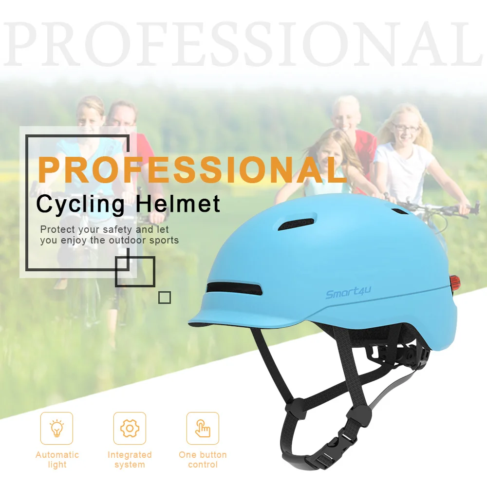 Водонепроницаемый для женщин и мужчин Smart4u SH50 велосипедный шлем умный задний светодиодный светильник длительного использования шлем задний светильник для велосипеда скутера