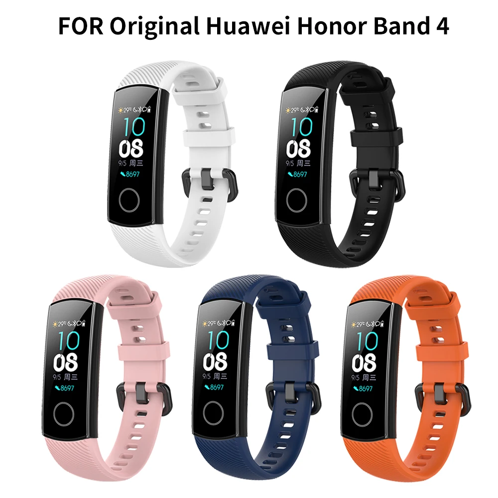 

Silicone Strap For Huawei Honor Band 4 Correa Standard Version Wristband Sport Bracelet Band honor band 4 Correa Wrist Strap