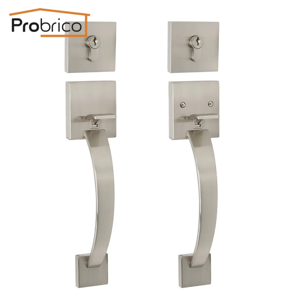 Probrico kKeyed Double Cylinder Deadbolts With Keyless Passage Grip