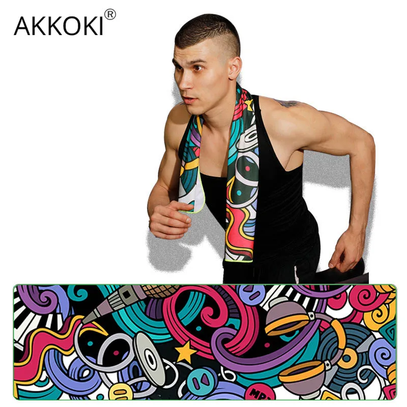 

Quick Drying Cooling Ice Sports Towel Beach Towels Outdoor Enduring Instant For Workout Fitness Gym Yoga Pilates Travel Camping