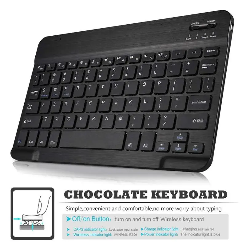 

7 Colors Backlights Bluetooth Wireless Magnetic Tablet Keyboard with Protective Case Cover for Samsung Galaxy Tab S5e SM-T720
