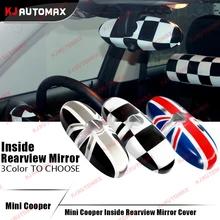 Подкладке Зеркала заднего вида Кепки В виде ракушки для Mini Cooper One S Countryman R55 R56 r57 R60 R61 Юнион Джек аксессуары стикер
