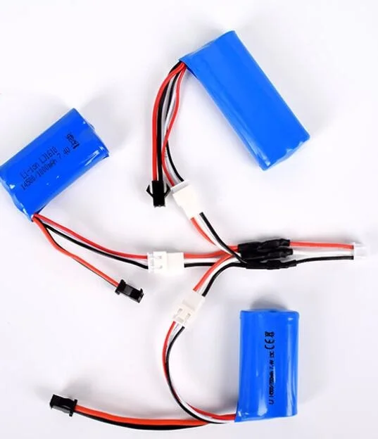 Горячая RC автомобильный Аккумулятор 7,4 V 1500mAh аккумулятор для 9125 гоночный пульт дистанционного управления RC автомобиль грузовик запасные части батареи - Цвет: 3pcs  battery