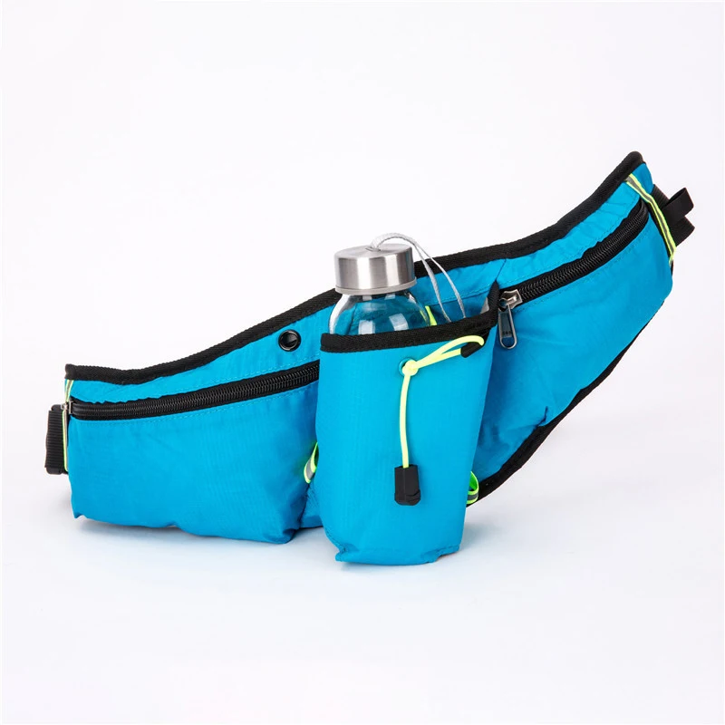 

10PCS / LOT New High Quality Nylon Riding Kettle Waist Bag Sports Running Pocket Waist Packs