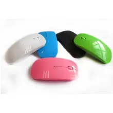 Тонкая USB оптическая беспроводная гладкая мышь 2,4G приемник очень тонкая мышь беспроводная компьютерная ПК ноутбук Настольный Ультра