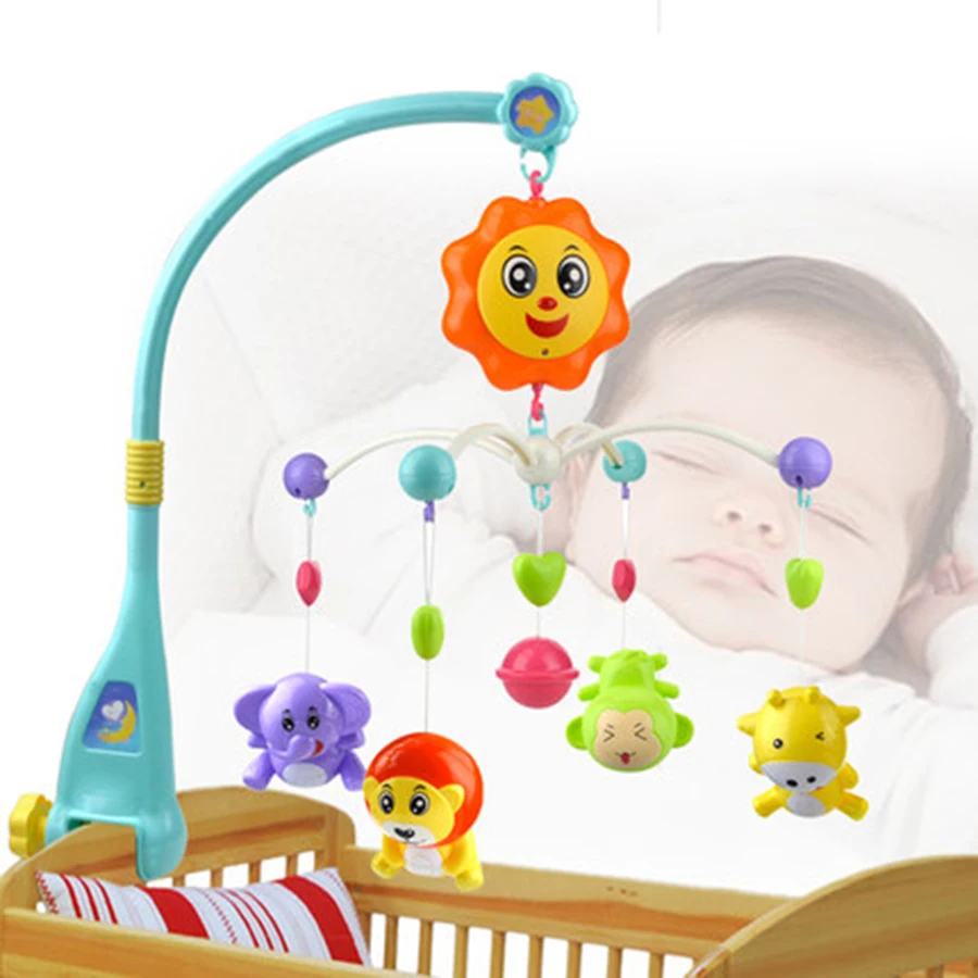 Baby Toy Musical Bed Wind Bell Mobil On The Cot New Year Toy In The