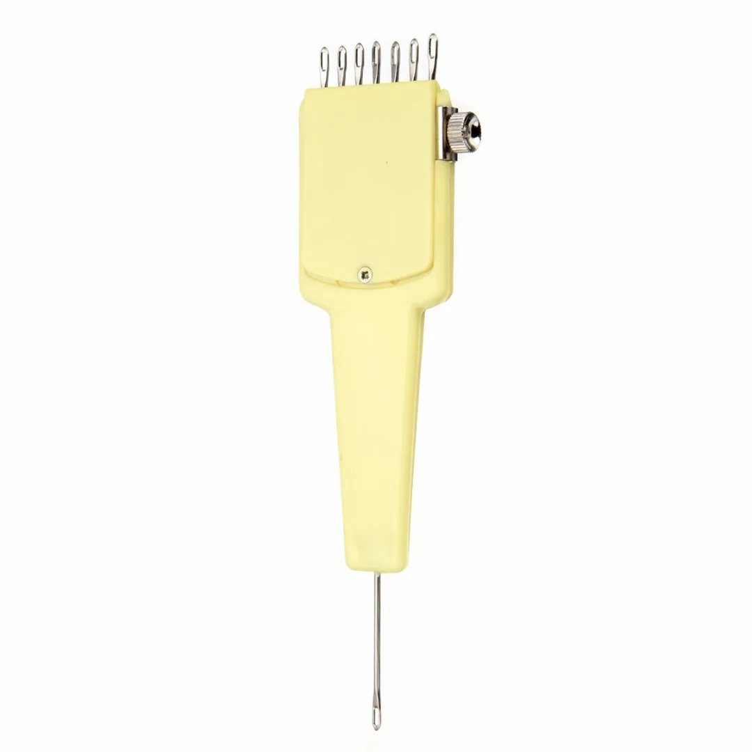 New 1x7 4.5/9mm Gauge Transfer Tool Yellow For Brother KH820 KH830 4.5mm Knitting Machine