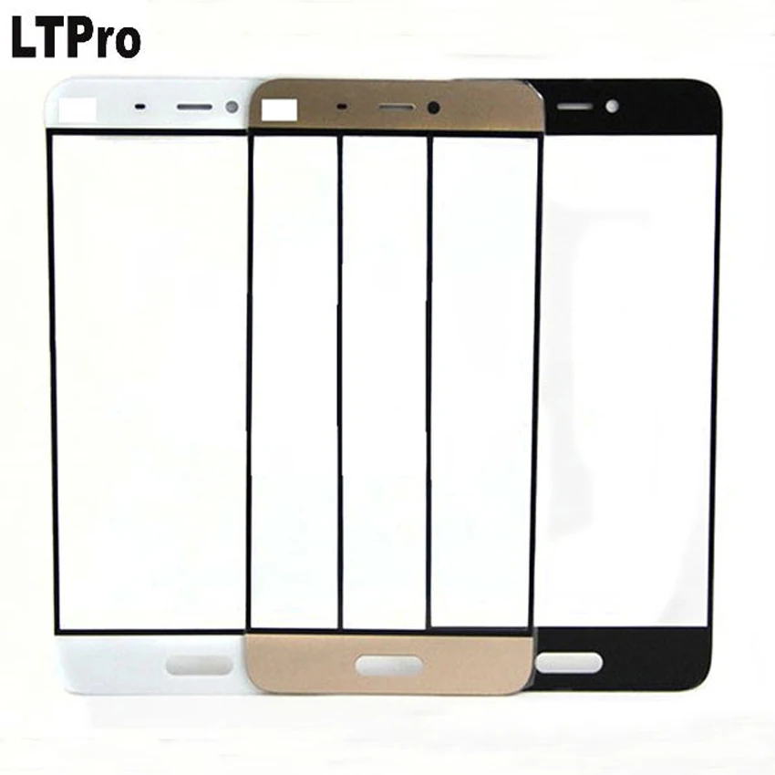 

LTPro 100% Brand New Front Glass Panel for Xiaomi mi5 MI 5 M5 Outer Screen Glass Lens No Touch Screen No LCD Replacement Parts