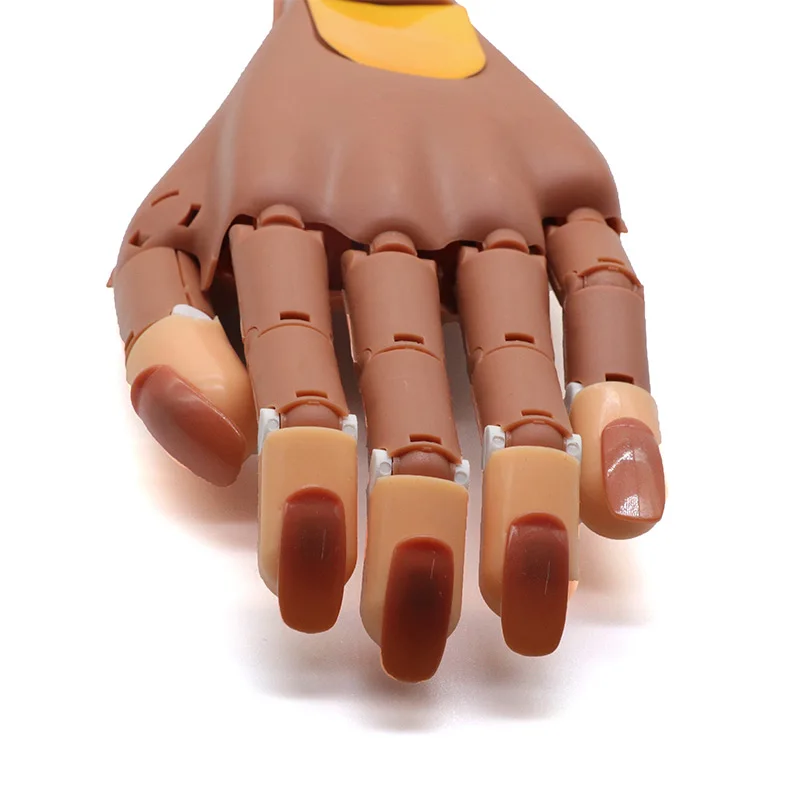 Profesional 1 práctica de mano + 100 piezas de uñas puntas de Arte de uñas herramienta de manos ajustable de Arte de uñas MODELO DE MANICURA DIY herramienta para la formación