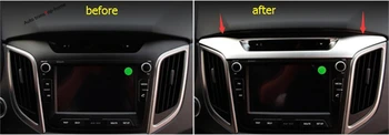 

Yimaautotrims Central Control Dashboard Air Outlet Cover Trim Fit For Hyundai Creta IX25 2015 2016 2017 ABS Interior Mouldings