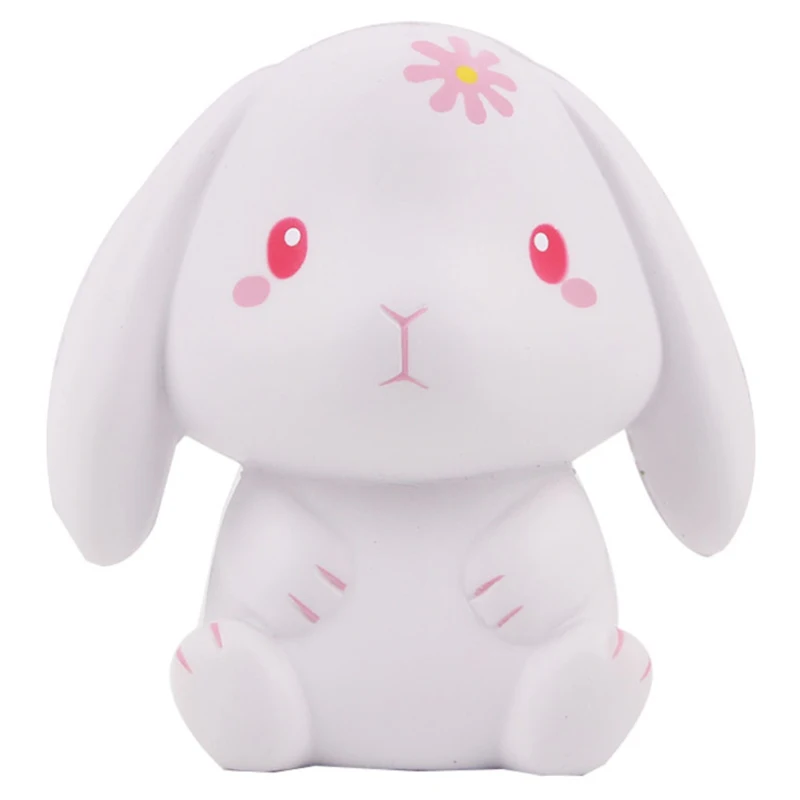 Best  Jumbo Rabbit Squishy Cute Simulation Squishies Cream Scented Slow Rising Creative Soft Squeeze Stre
