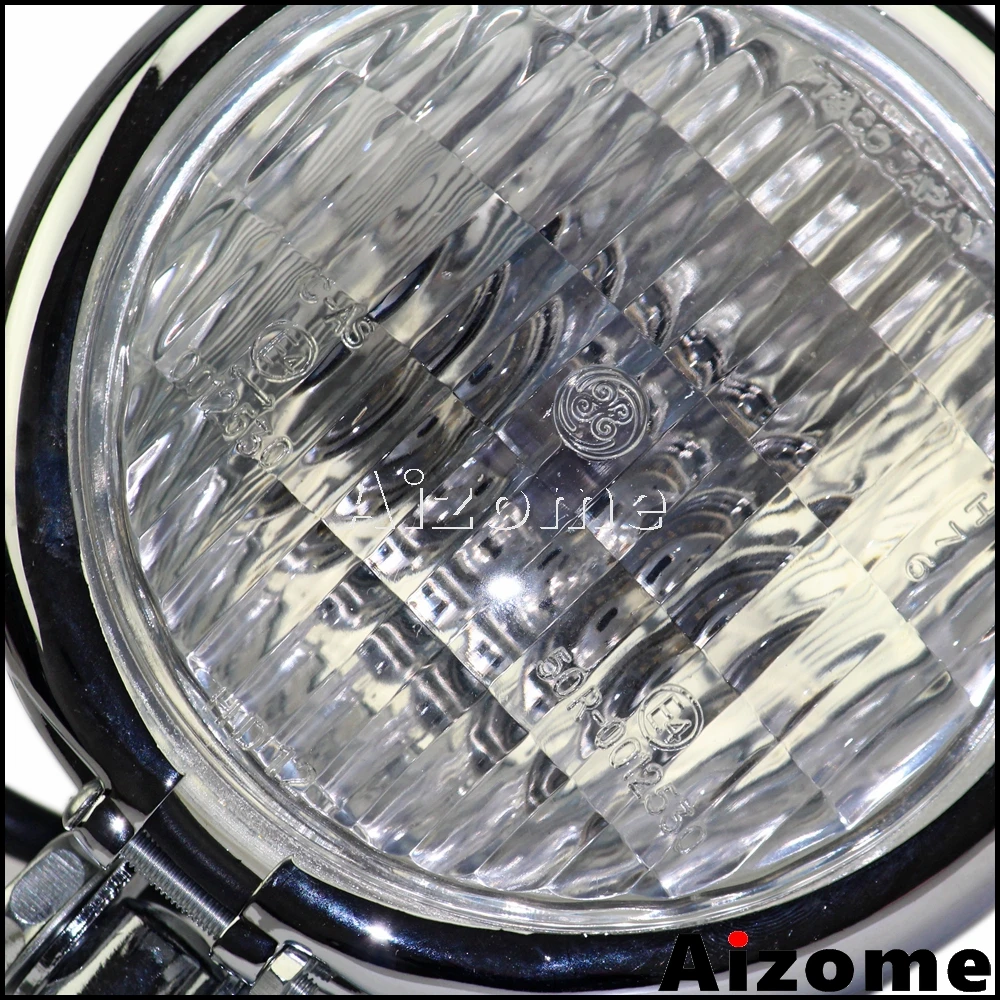 Мотоцикл 4," Винтажная фара для Harley Honda Yamaha BMW Кафе Racer на заказ поплавок Чоппер H4 фара Homologated налобный фонарь
