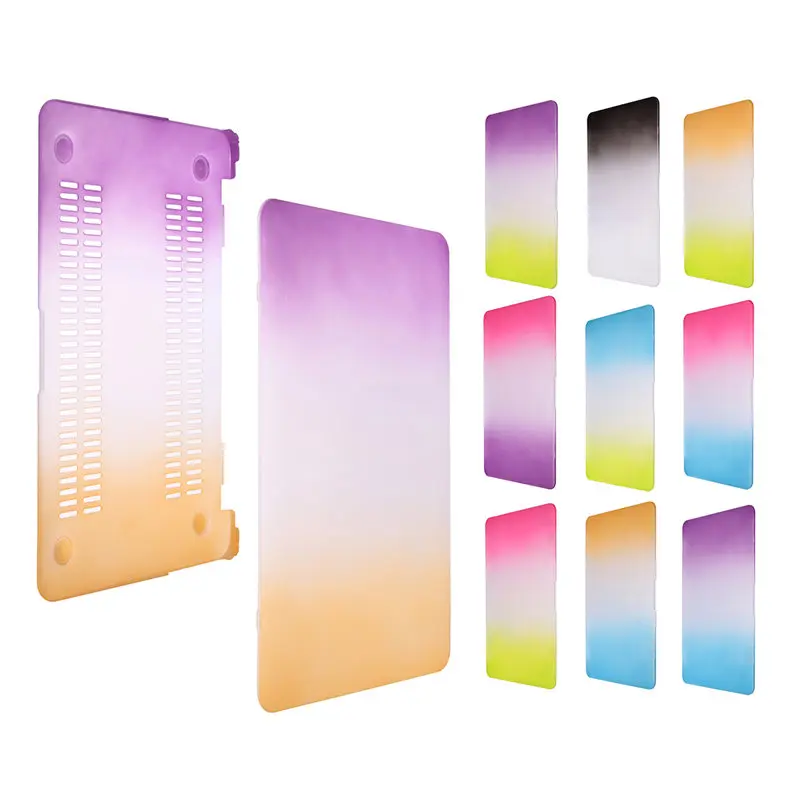 

Colorful Rainbow For Apple Laptop Hard Protector Case For Macbook Air 11 Case Cover Sleeve Matte Frosted Air 11 Cover Case