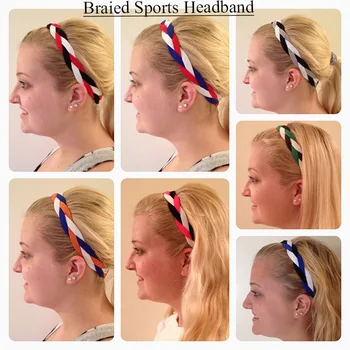 

2019 Wome's Braided Mini Headbands