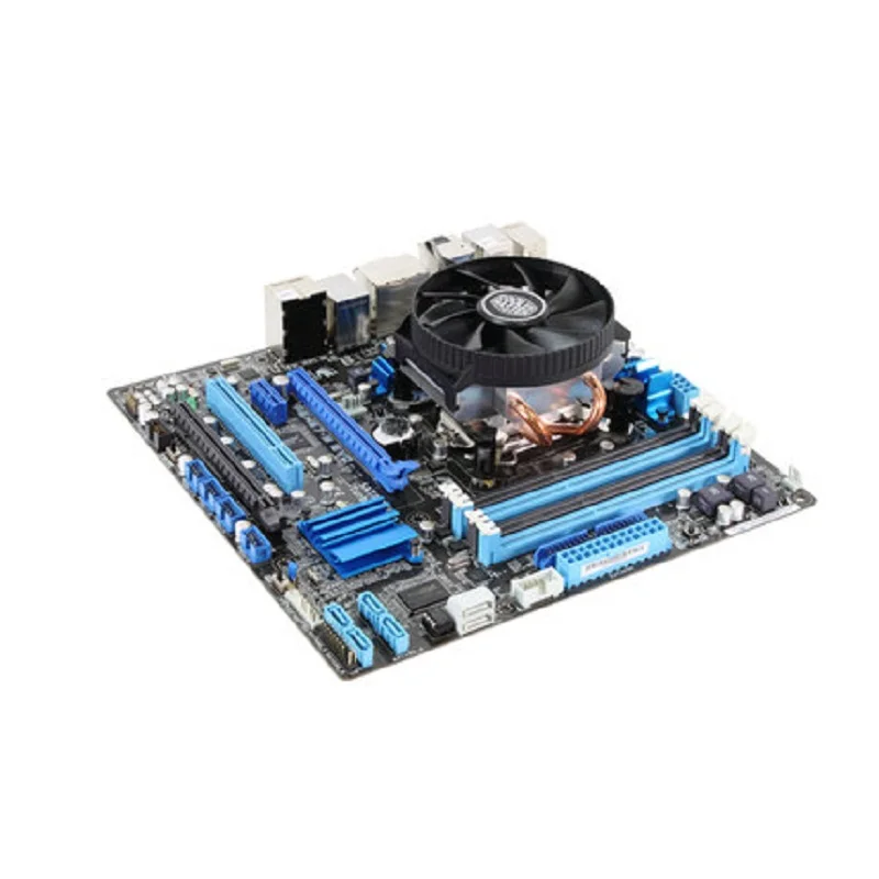 Кулер Master V200 TDP95W 2 тепловые трубки кулер для ЦП HTPC 90 мм тихий охлаждающий