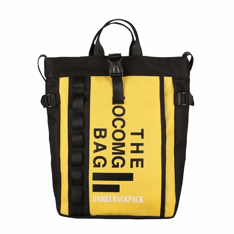 Günstige Trendy doppel schulter rucksack für mann und frau modische Oxford tuch tasche freizeit kunst einzigartige große rucksack