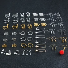 DIY עגיל ממצאי סיכות נועלים ווי אבזרי עבור DIY תכשיטי ביצוע אביזרי וו אוזן חוט תכשיטי מחברים(China)