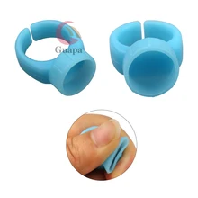 30 шт Силиконовые одноразовые колпачки микроблейдинг кольцо татуировки чернила чашка для пигмента держатель бровей Наращивание ресниц Клей разделитель контейнер