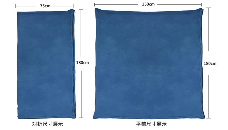 Aotu взрослый спальный мешок из флиса Портативный Открытый спальный мешок Кемпинг путешествия теплый Ультра лёгкий спальный мешок лайнер AT6109