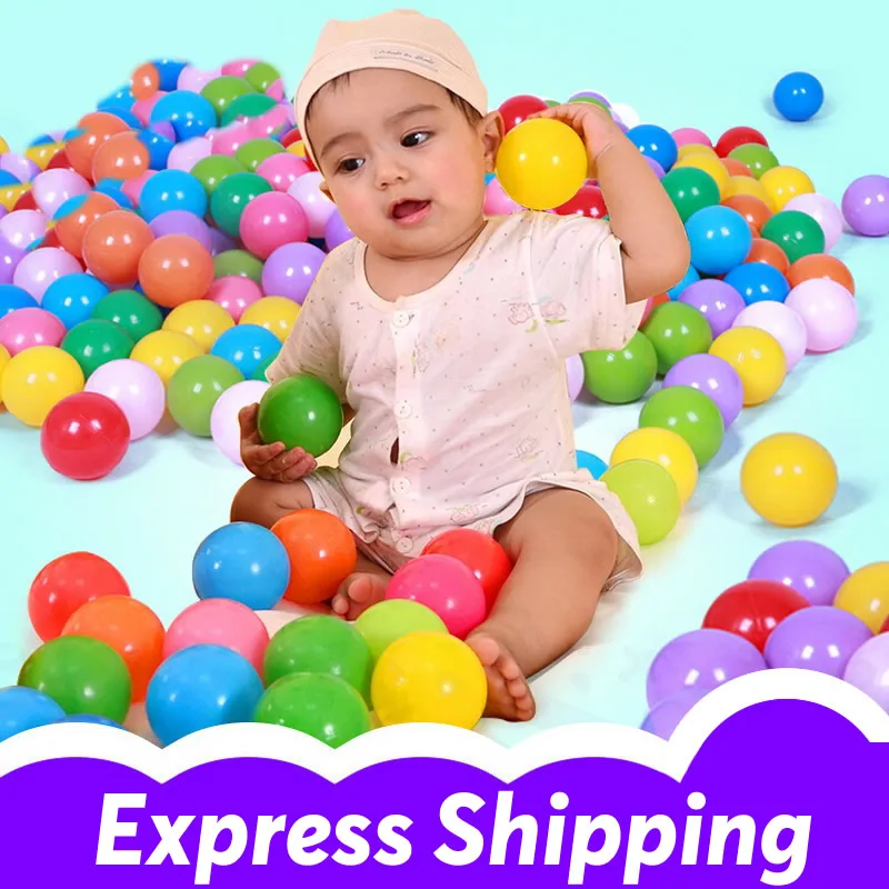 500 Pcs En Plastique Bebe Boules Piscine A Balles Ocean De Boule En Plastique De Bain Piscine De Jouer A La Balle Jouets Colore Doux En Plastique Enfants De Bain Jouets Px40