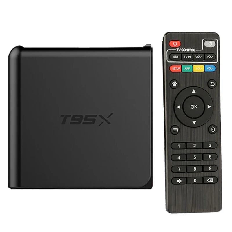 

T95X Android 7.1 TV Box S905X Quad Core 2GB RAM 16GB ROM Smart Tv 2.4G Wifi HD 4k Smart Media Player