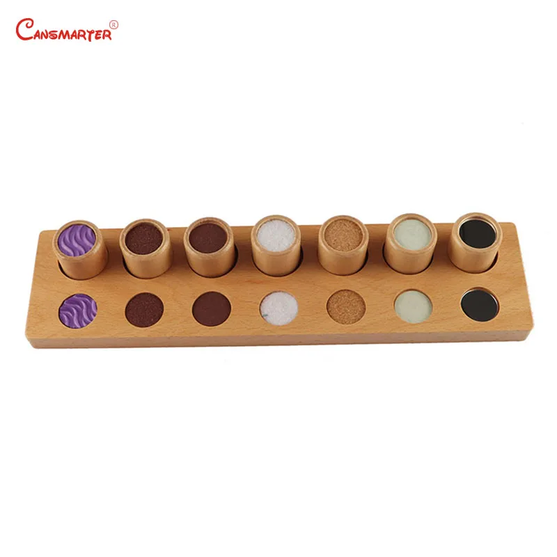 

Touch Exercises With Board Cylinder Wooden Toys Sensory Game Home Preschool Kids Learning Children Montessori Materials SE022-37