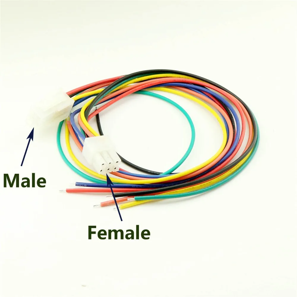 

10pcs ATX 6 Pin 2 X 3 Pin Male & Female Motherboard CPU EPS Power Supply Adapter Cable 30cm