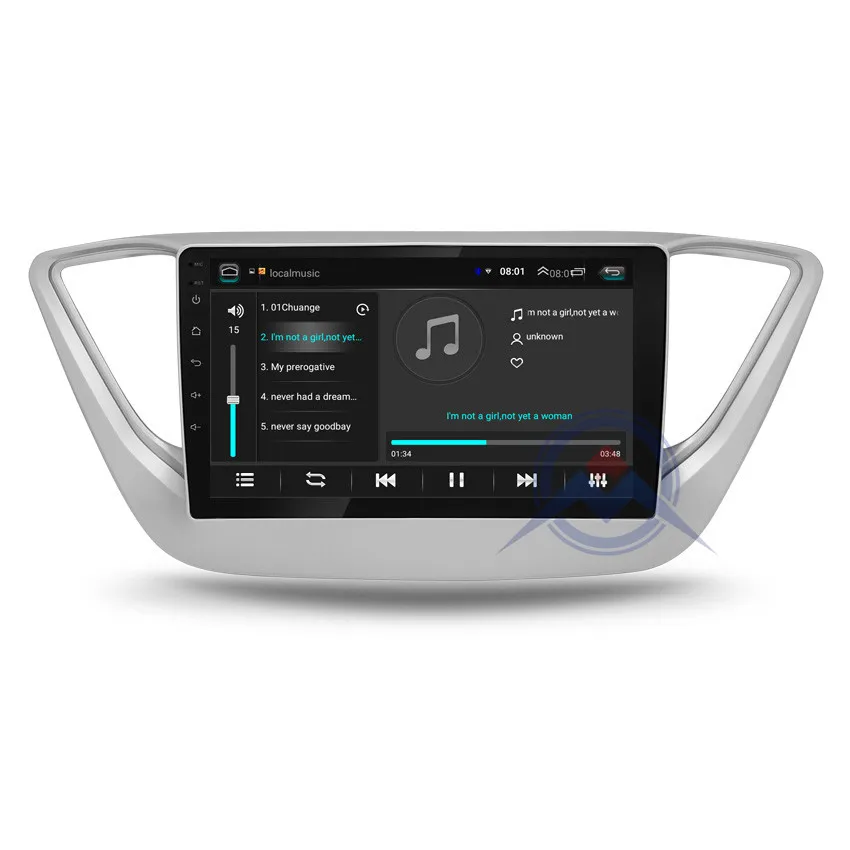 Excellent ZOHANAVI Android 2GB RAM 32GB ROM 9 inch Car Multimedia Player For solaris Accent Verna 2017 2018  auto radio GPS Navigation 3