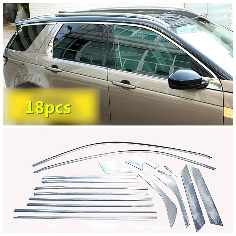 2017 For Land Rover Discovery Sport 2015 2016 Stainless Steel Chrome