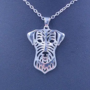 

2018 Cute Jack Russell Terrier Necklace Dog Animal Pendant Gold Silver Plated Jewelry For Women Male Female Girls Ladies N072