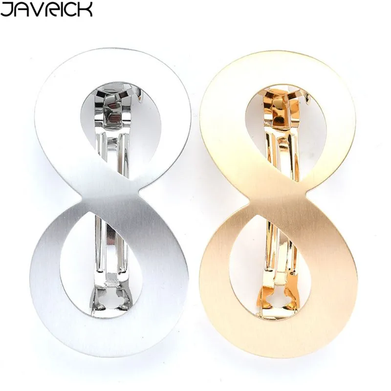 Minimalist Geometric Three Oval Hair Clip Ladies Glitter Rhinestone Metallic Hairpin Wedding Bridal Side Bangs Updo DIY Barrette |