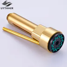 Uythner позолоченный ручной опрыскиватель кухонный кран выдвижной сменный распылитель 1/" соединение