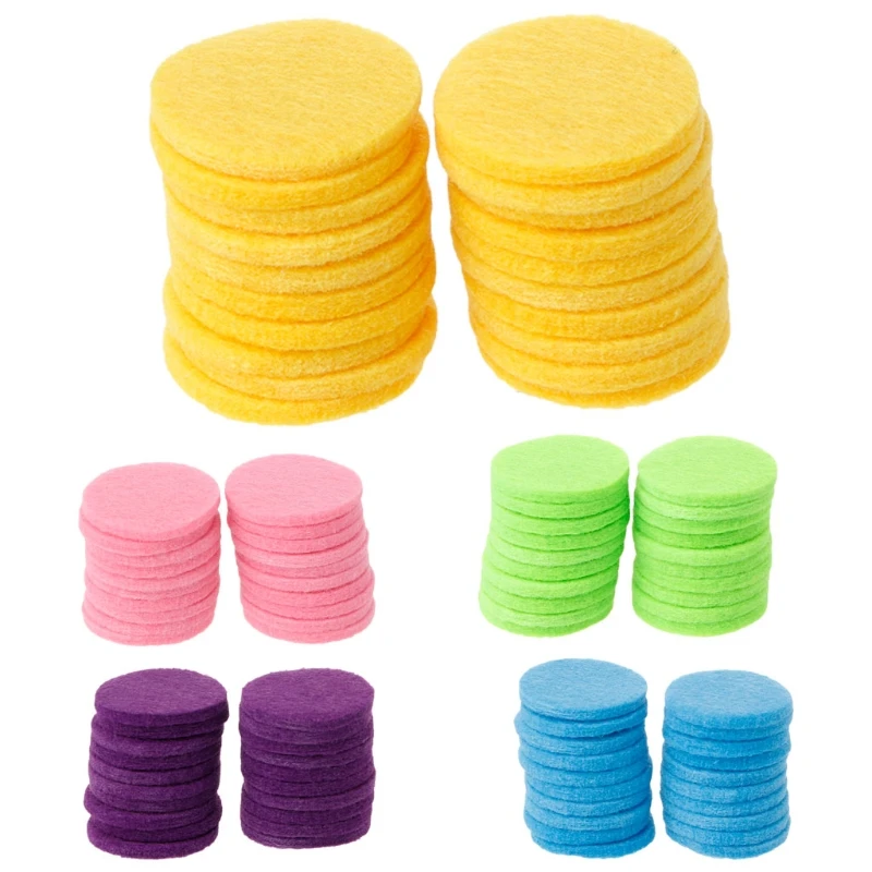 

30mm Round Refill Pads for Car Aromatherapy Essential Oil Diffuser Locket