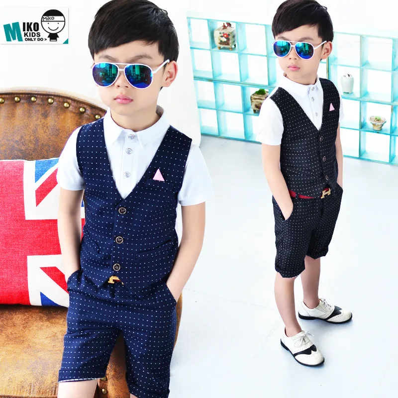 2016 New Children Suit Baby Boys Suits 