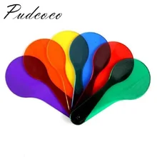 Pudcoco новые цветные весла(набор из 6) для демонстрации цвета, сочетающего обучающий ресурс