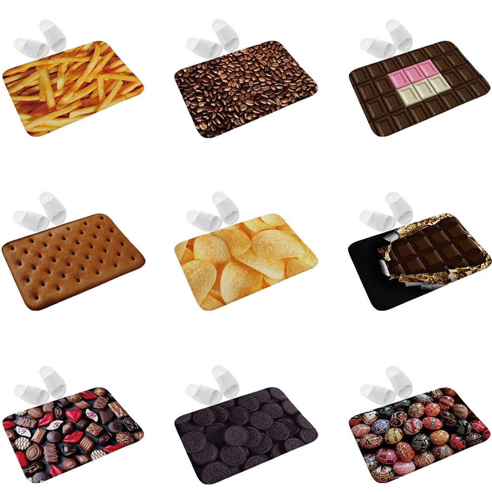 

Dream NS dropshipping Manufacturers spot selling simulation potato chips French fries chocolate biscuits 3D mats