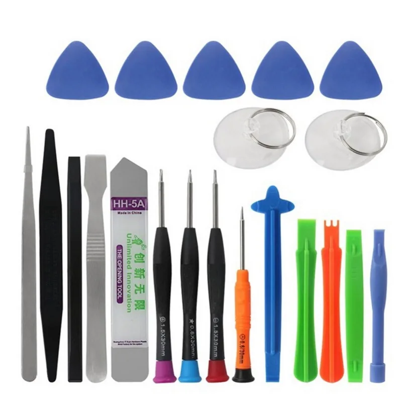 

Mobile Phone Repair Tool Kit Professional Safe Opening Pry Tool Repair Kit 21Pcs