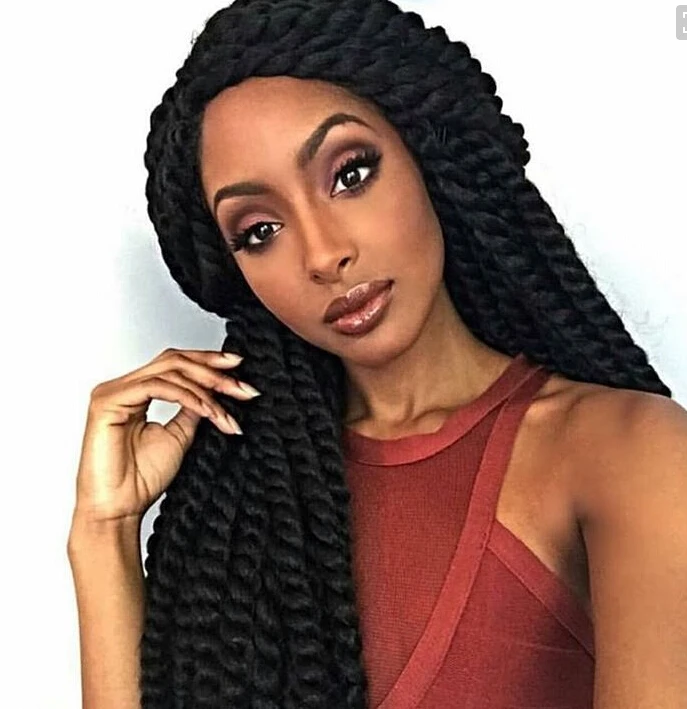 Synthetic Ombre Marley Hair Braid Good Feedback Bug Havana Twist