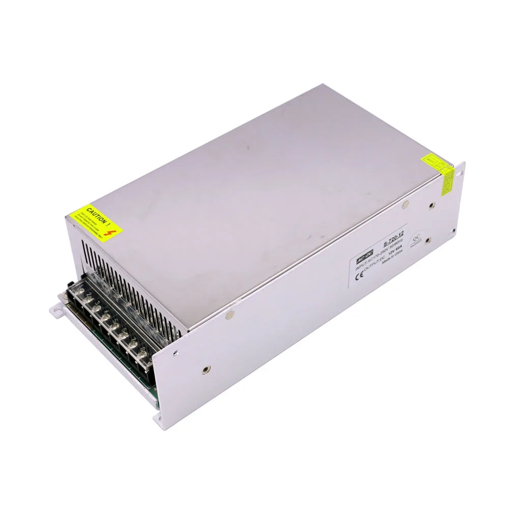 High Power 12V 60A 720W Dc Converter Power Supply for Led Input Ac 220V