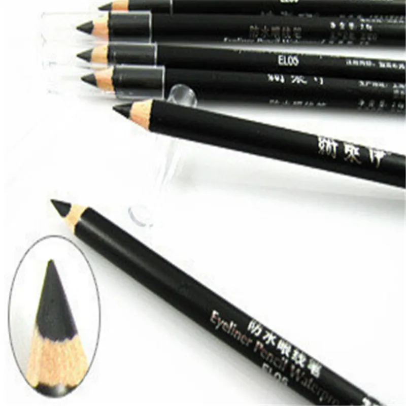 Высокое качество 2 шт./компл. черный Водонепроницаемый набор кисточек для макияжа, подводка для глаз, карандаш для подводки глаз Комбинации Лидер продаж
