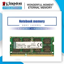 100% Original Kingston Speicher Intel Gaming Speicher DDR3 RAM 4GB 8GB 1600Mhz Notebook speicher RAM Memory Sticks