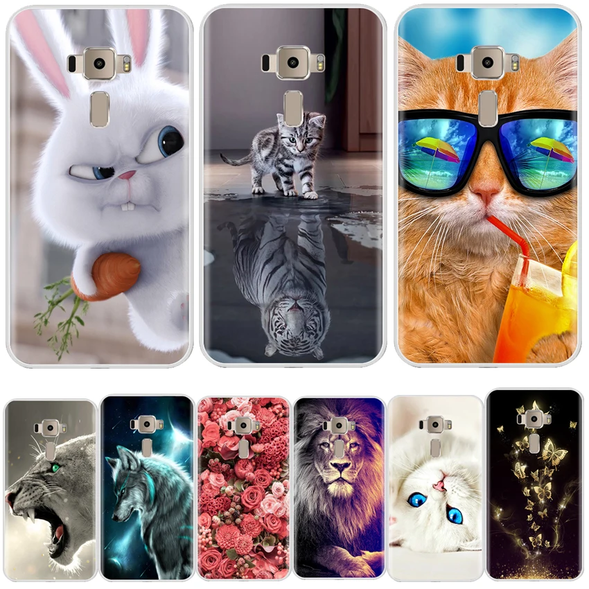 

For ASUS Zenfone 3 ZE520KL Phone Case Soft TPU Silicone Cover Protective Printed Case For ASUS ZE520KL Cover