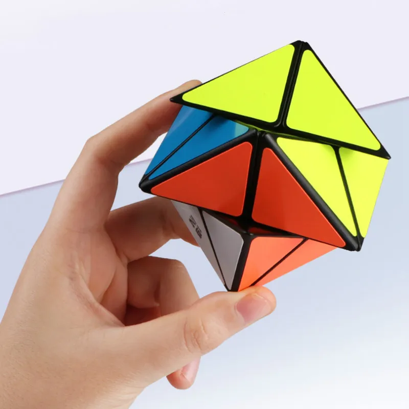 X Форма Магический кубик Рубика скоростной/Стикеры менее 3x3x3 первые поворотный кубик наклейка-пазл Обучающие Cubo Magico, обучающие игрушки для детей