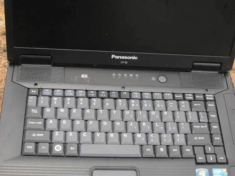 Б/у Panasonic CF-52 CF52 CF 52 военный Toughbook диагностический ноутбук и 500g HDD/512g ssd жесткий диск без программного обеспечения