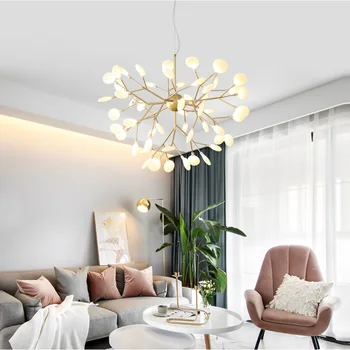 Modern firefly LED Chandelier light stylish tree branch chandelier lamp decorative firefly ceiling chandelies hanging Lighting 1